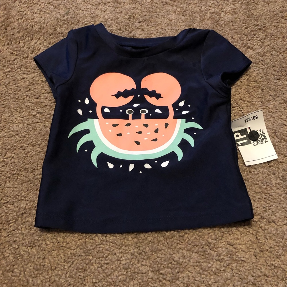 💚 5 for $15! 💚 Girls Watermelon Crab Rash Guard
